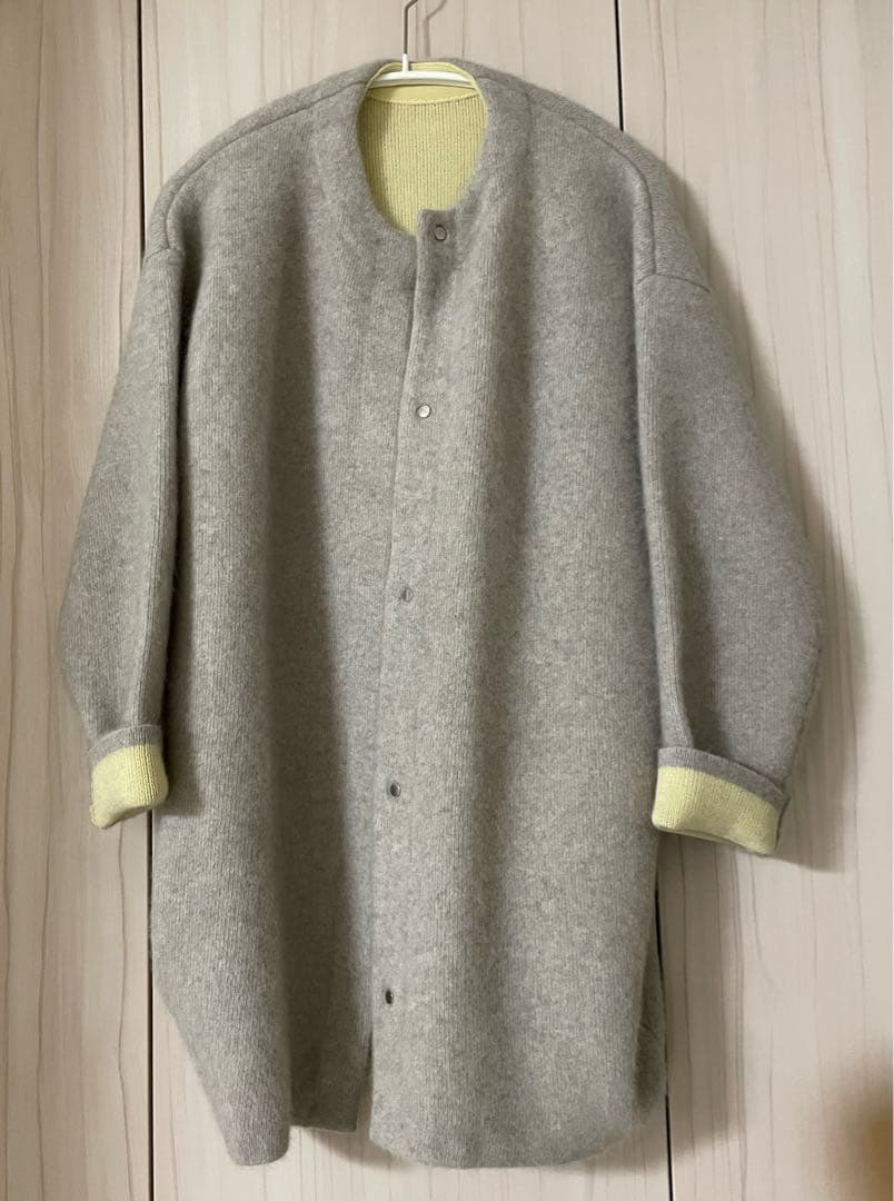 ☆美品☆ELENDEEK CNラクーンミックスダブルカーディガン