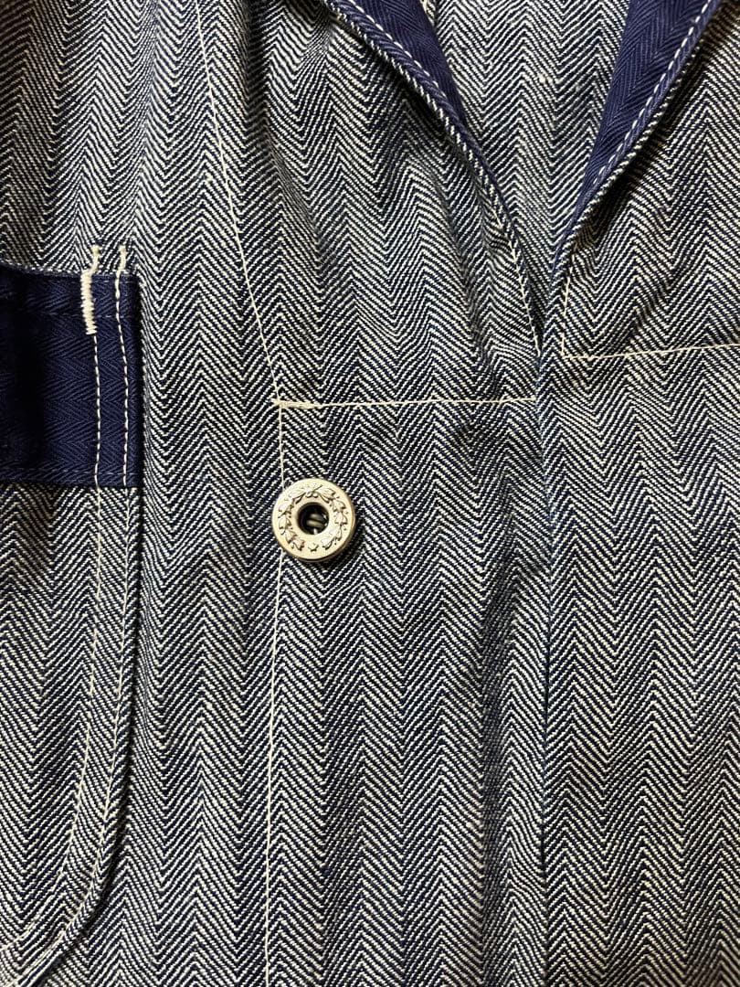 ビンテージ　ショップコート　ヴィンテージ ユニオンメイド　古着　デトロイト