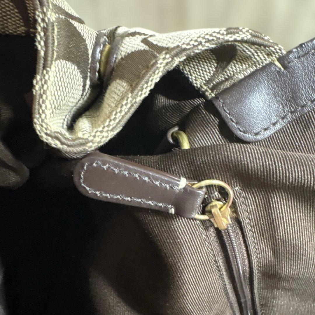 COACH コーチ レディース ハンドバッグ シグネチャー柄 シルクスカーフ付き