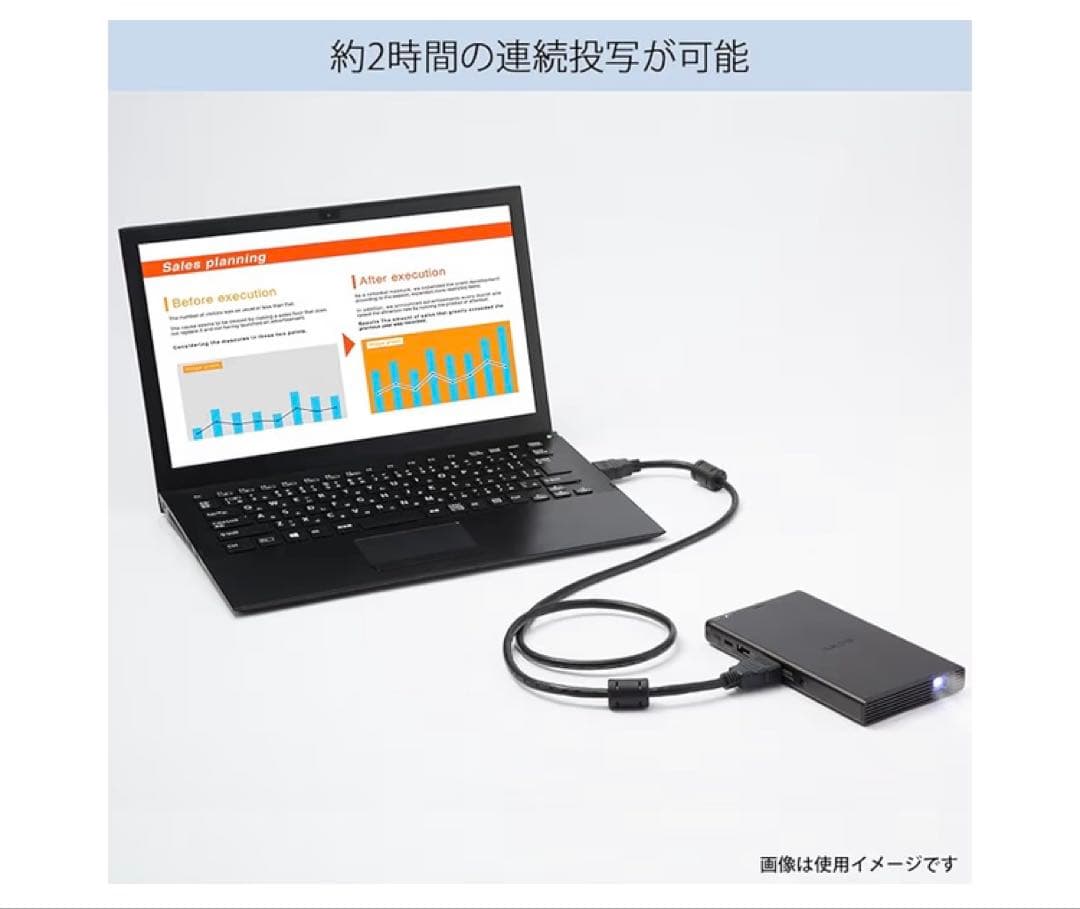 【SONY】ソニー モバイルプロジェクター USB給電機能搭載(MP-CD1)
