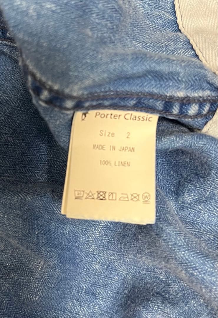 ジャケット・アウター Indigo Linen CHINESE JACKET