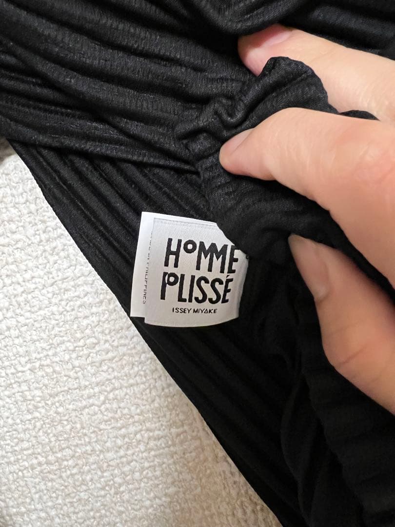 HOMME PLISSÉ ISSEY MIYAKE ブラック ジャケット