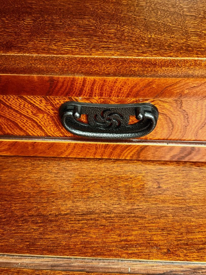 【美品】茶箪笥　昭和レトロ　箪笥　飾り棚　カップボード　茶室棚