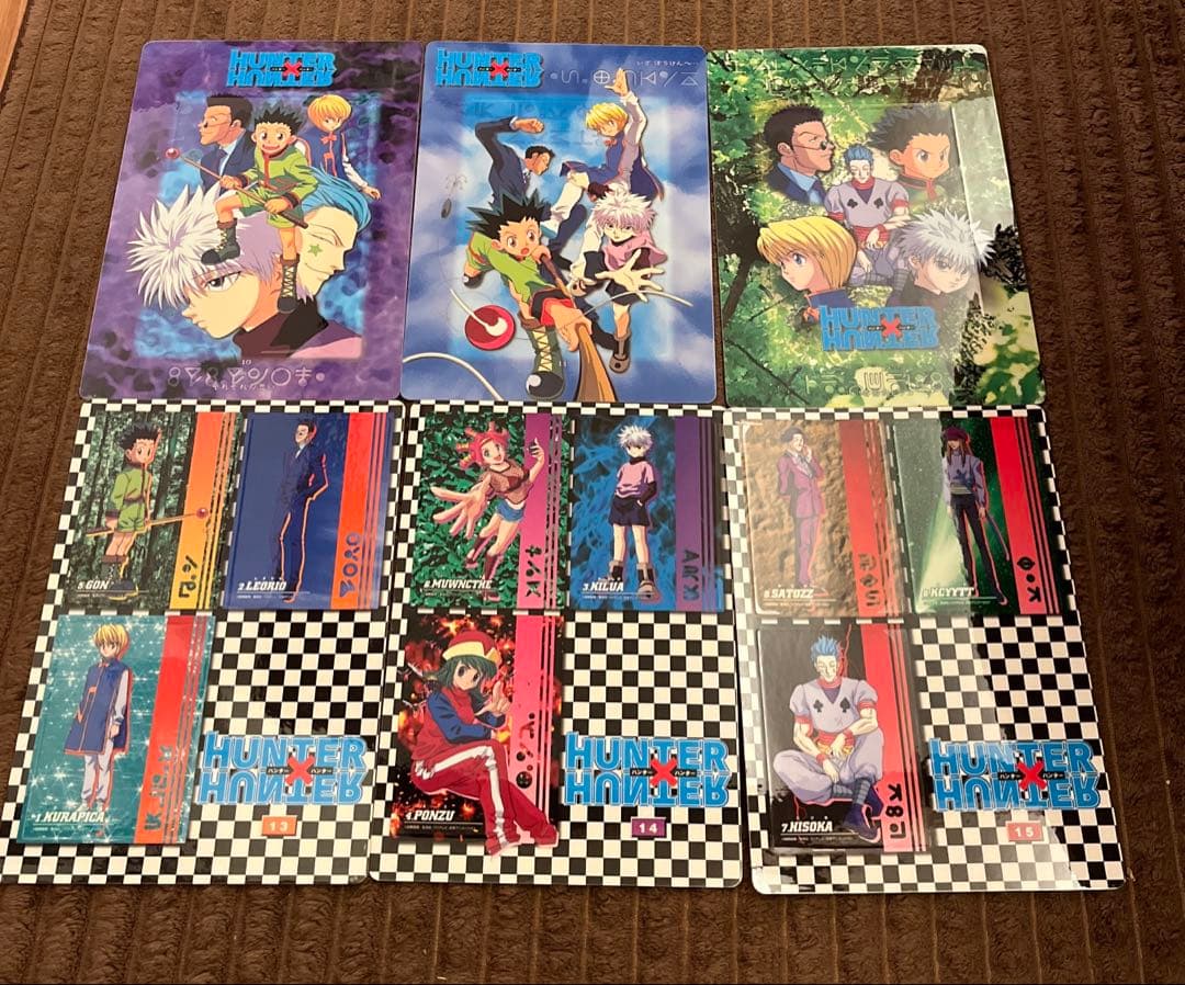 レア　全15種コンプ　HUNTER×HUNTER 旧アニメ　ジャンボカードダス