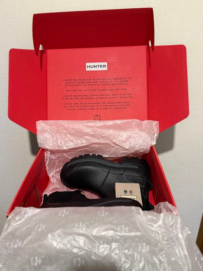 HUNTER W FIELD BALMORAL HYBRID CHL ブラック