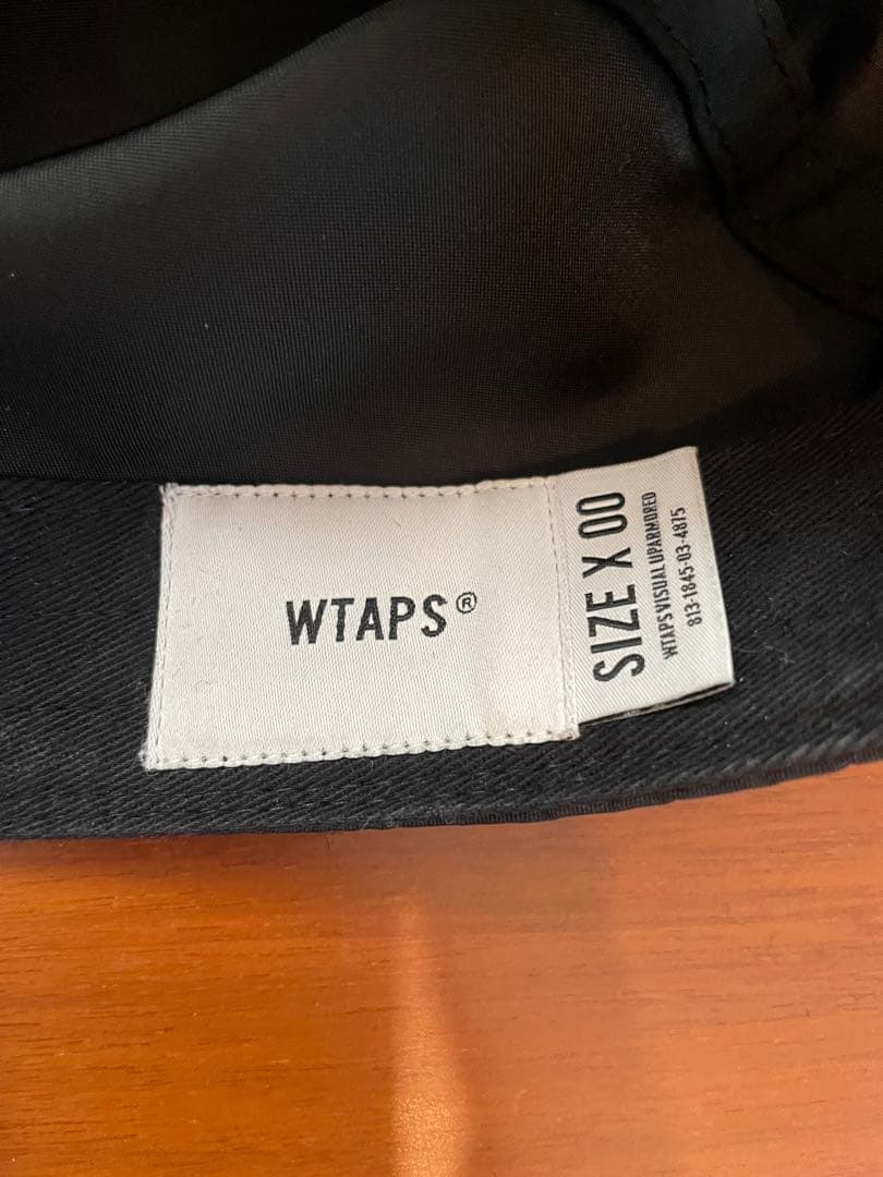 wtaps ダブルタップス キャンプキャップ ブラック