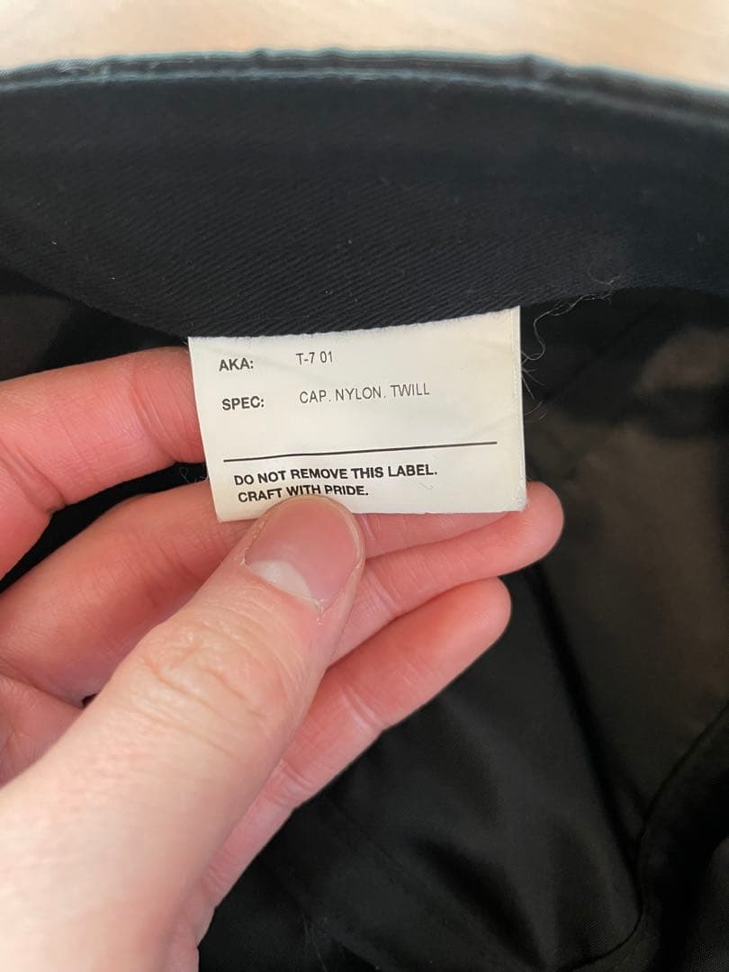 wtaps ダブルタップス キャンプキャップ ブラック