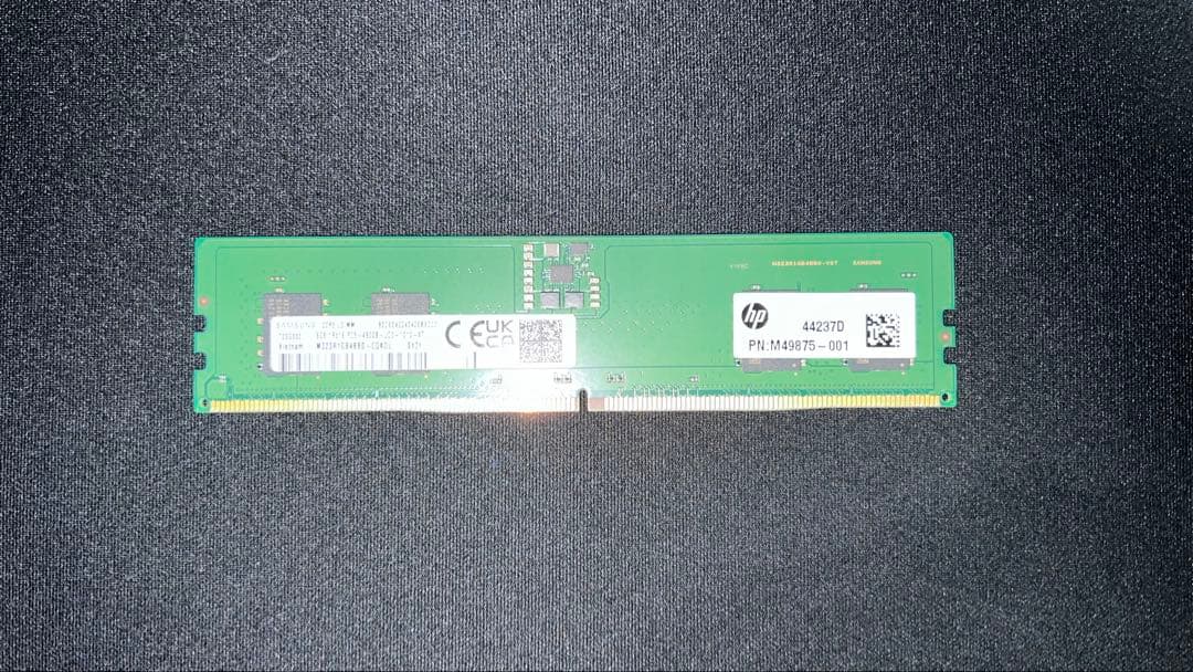 DDR5 8GB デスクトップPC用メモリ SAMSUNG PC5-4800B