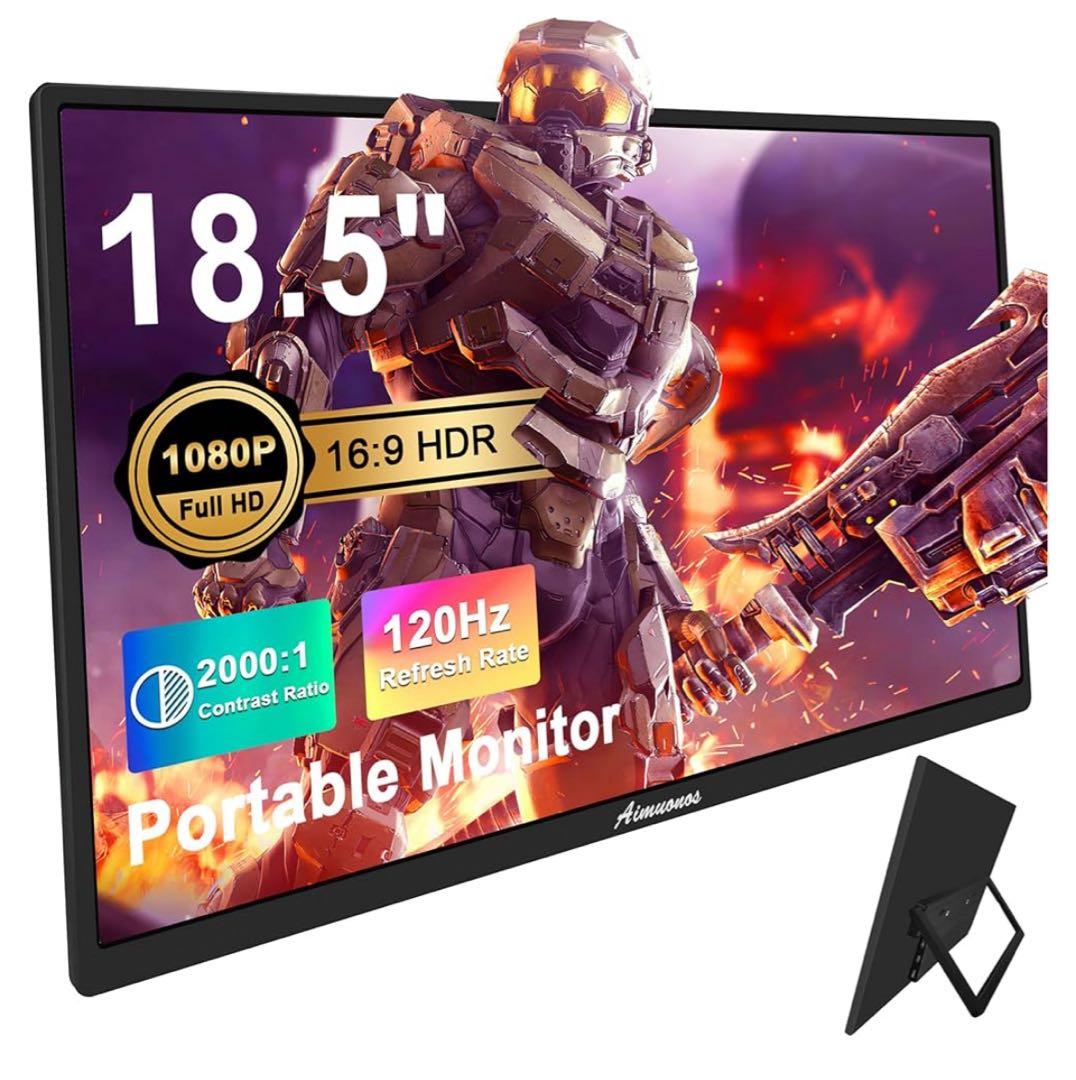 18.5インチ ノートパソコン用ポータブルモニター1080Pパソコンモニター