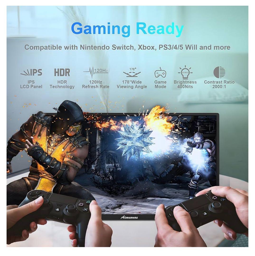 18.5インチ ノートパソコン用ポータブルモニター1080Pパソコンモニター