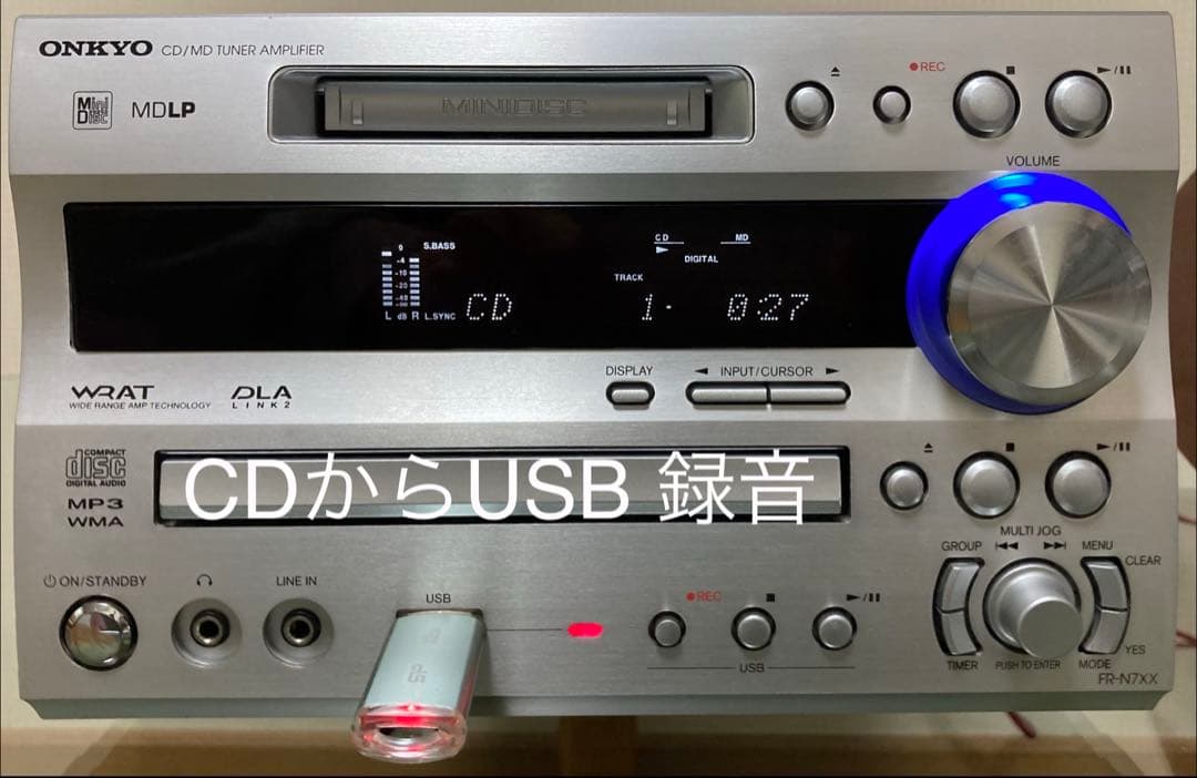 【美品可動】上級機・ONKYO FR-N7XX・メンテナンス品