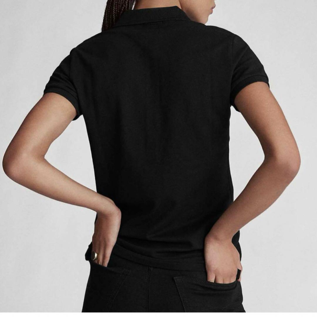 ☆★試着のみ❣️ POLOラルフローレン ポロシャツ 半袖 黒 レディースM ★☆