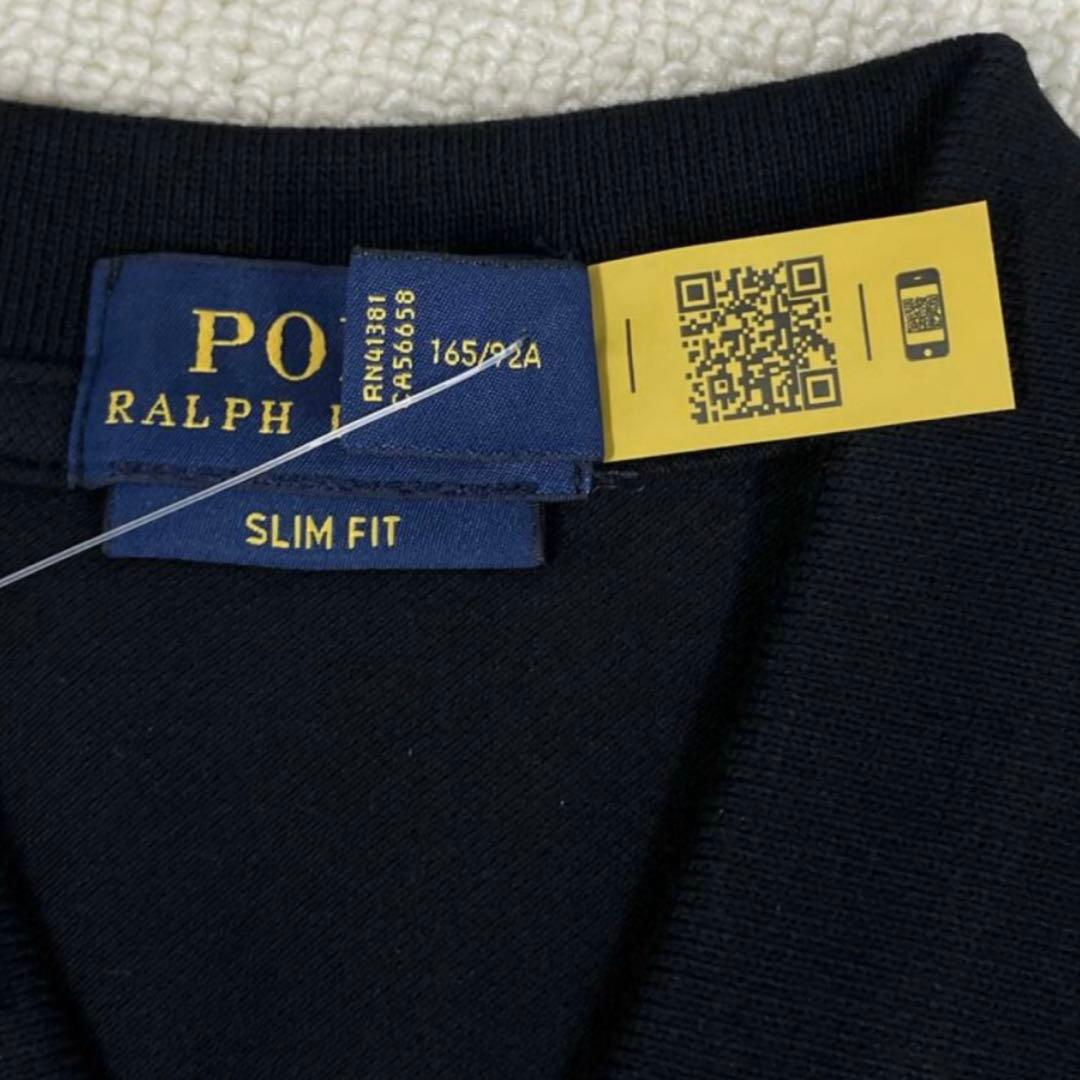 ☆★試着のみ❣️ POLOラルフローレン ポロシャツ 半袖 黒 レディースM ★☆