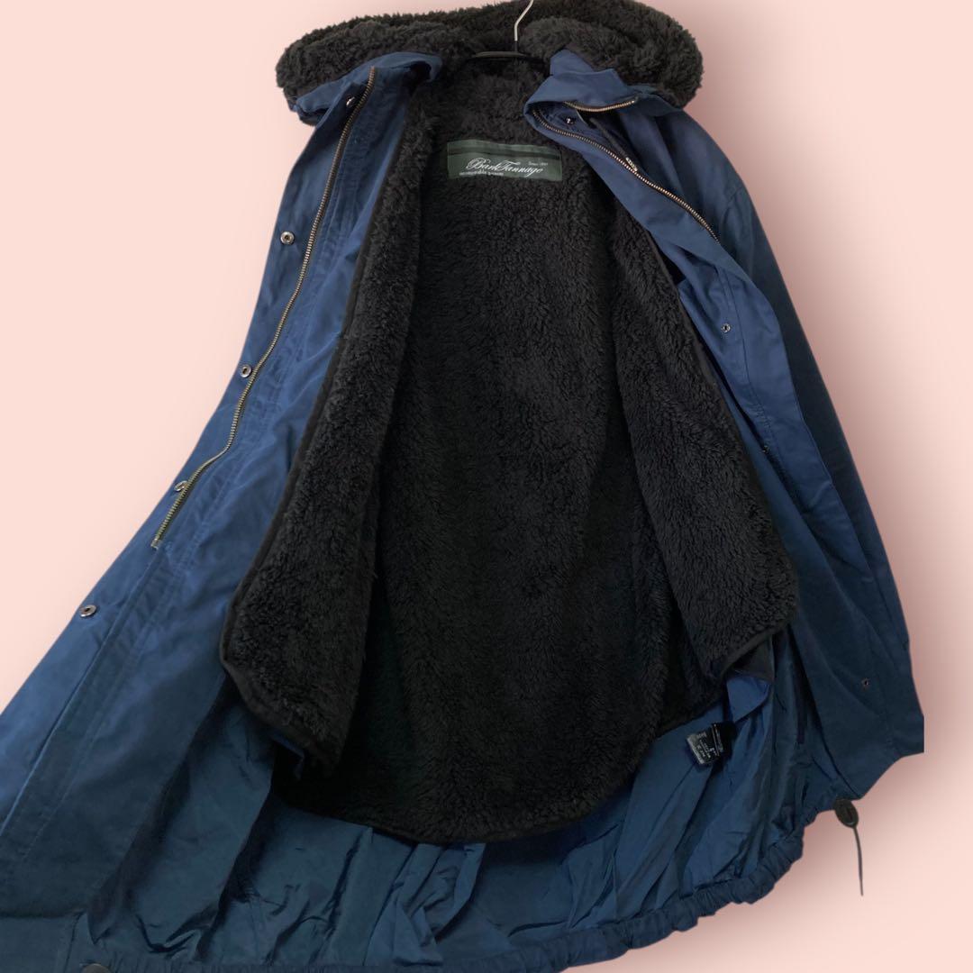 ナノユニバース　新品未使用　ライナー脱着　モッズコート　ネイビー　サイズ38