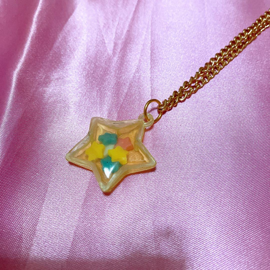 レア当時物❤️セボンスター ネックレス 星 シャカシャカ♪ 平成レトロ 平成女児