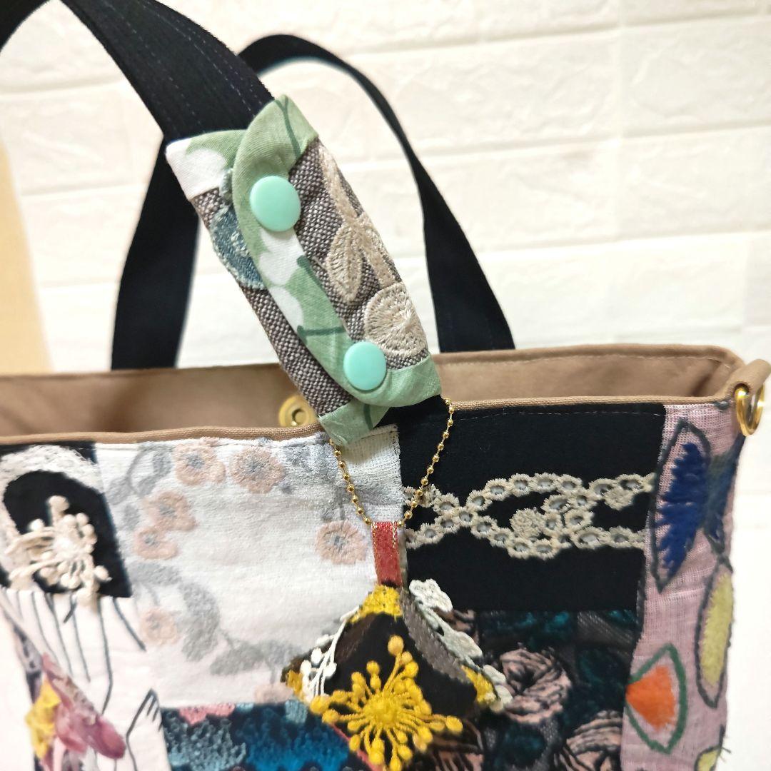 ハンドメイド　ミナペルホネン　バッグ　スーちゃん（訳あり）