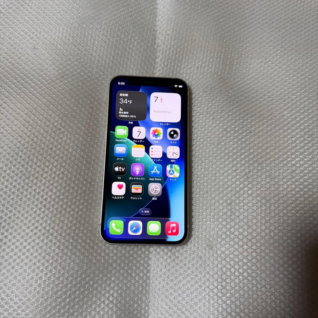 美品 SIMフリー iPhone12mini 128GB ホワイト
