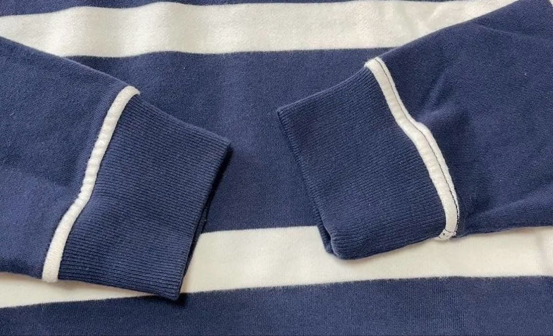 【現行】ポロラルフローレン シャツ ラガーシャツ ボーダー 常田大希 裏起毛 M