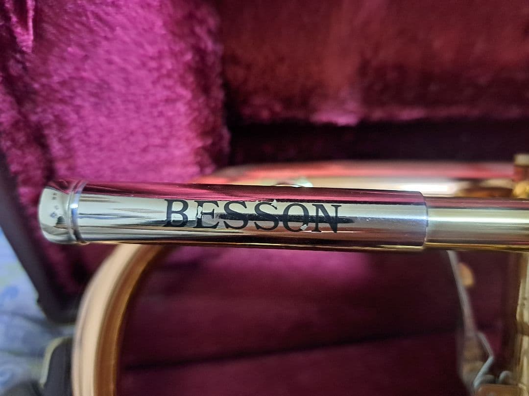 BESSON　ベッソン B管コルネット ケース付き　ラッカー