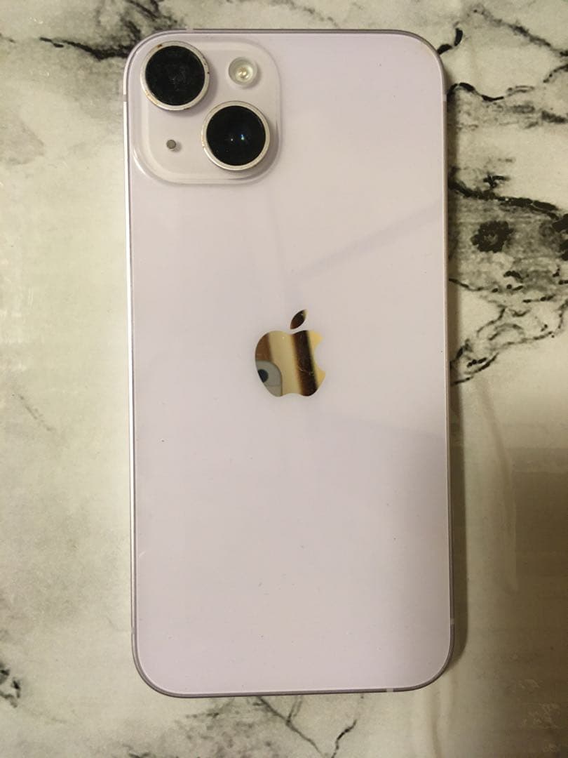 美品 iPhone 14 128GB パープル SIMフリー ほぼ傷なし