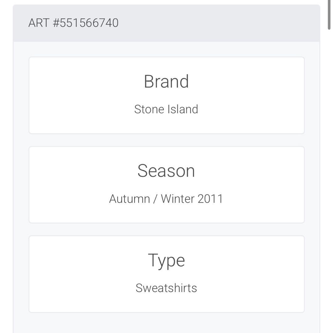 トップス Stone  sweatshirts 2011aw