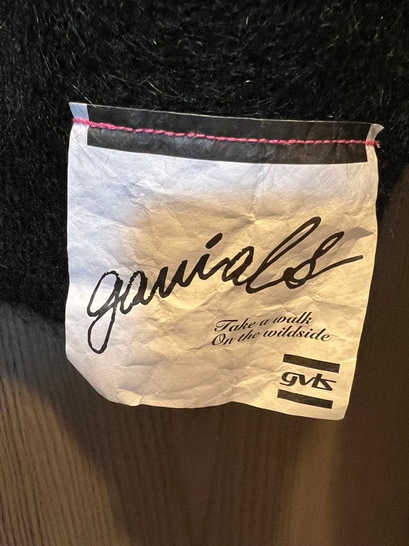 GAVIAL ニット　ブラック/グリーン　サイズ2