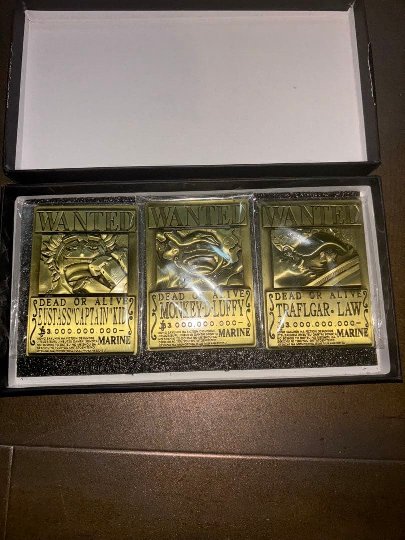 ワンピース　手配書　金属プレート　ギアフィフス