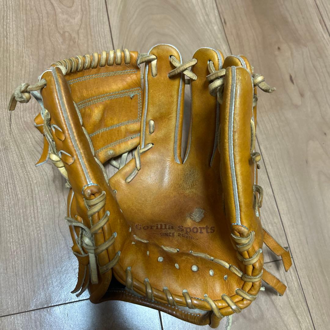 Gorilla Sports 軟式グローブ キャメル色