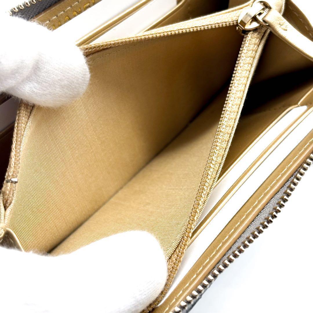 【超極美品✨】シャネル 財布 マトラッセ ラウンドジップ ミディアム