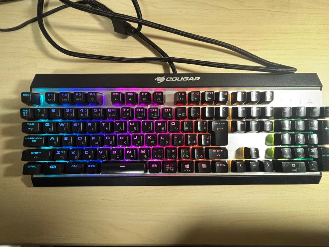 COUGAR HAGANE ゲーミングキーボード 本体 青軸