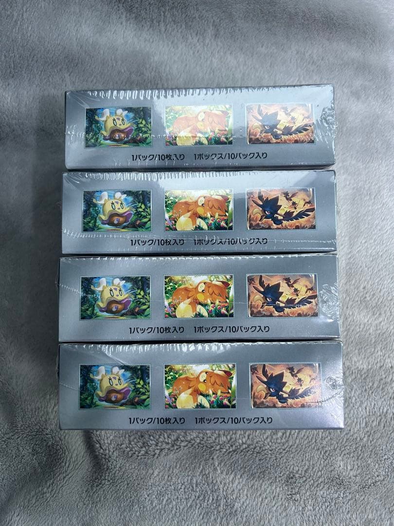 ポケモンカード シャイニートレジャーex 4BOX シュリンク付き