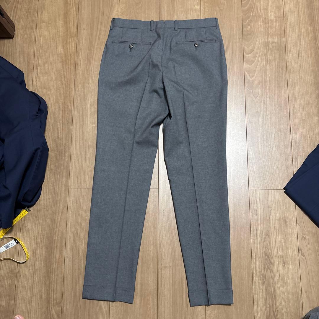 麻布テーラー　ワールドトラベラー　セットアップスーツ　パンツ2本