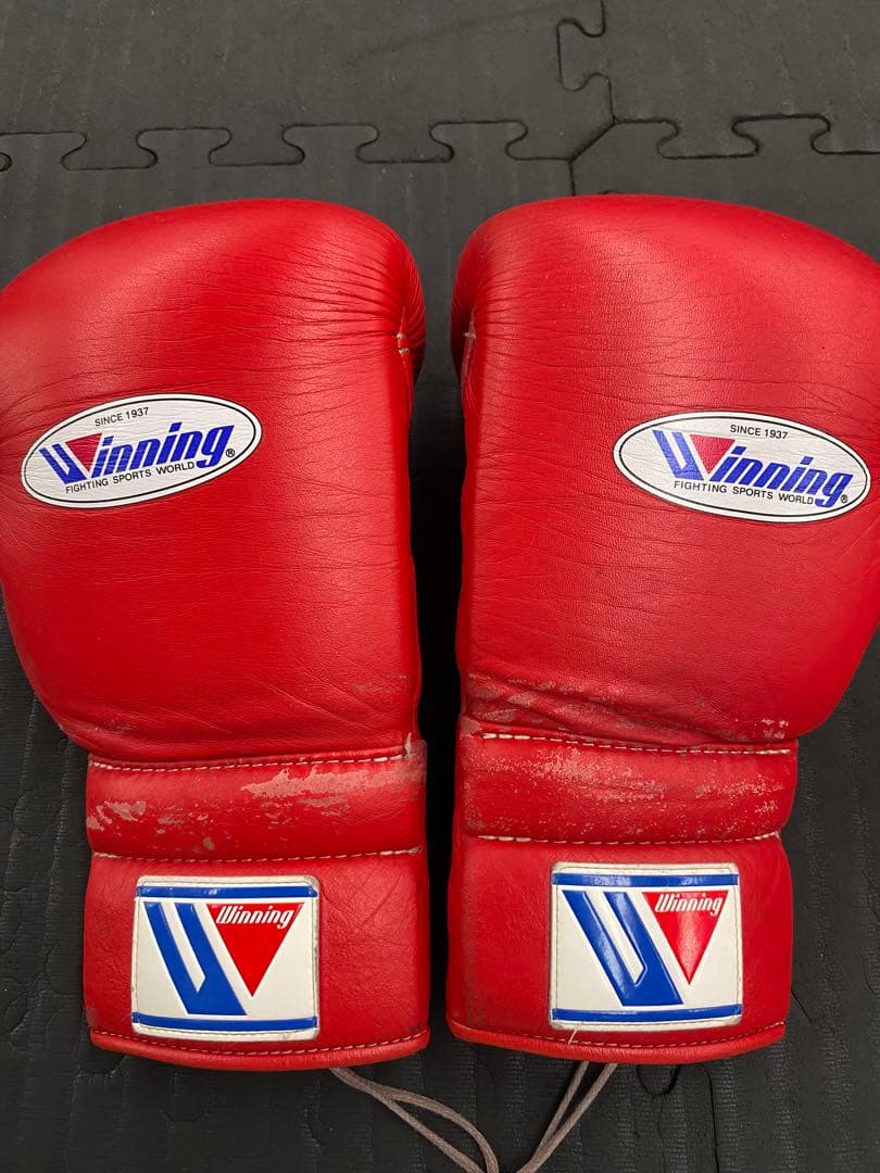 Winning ボクシンググローブ 14 oz 赤