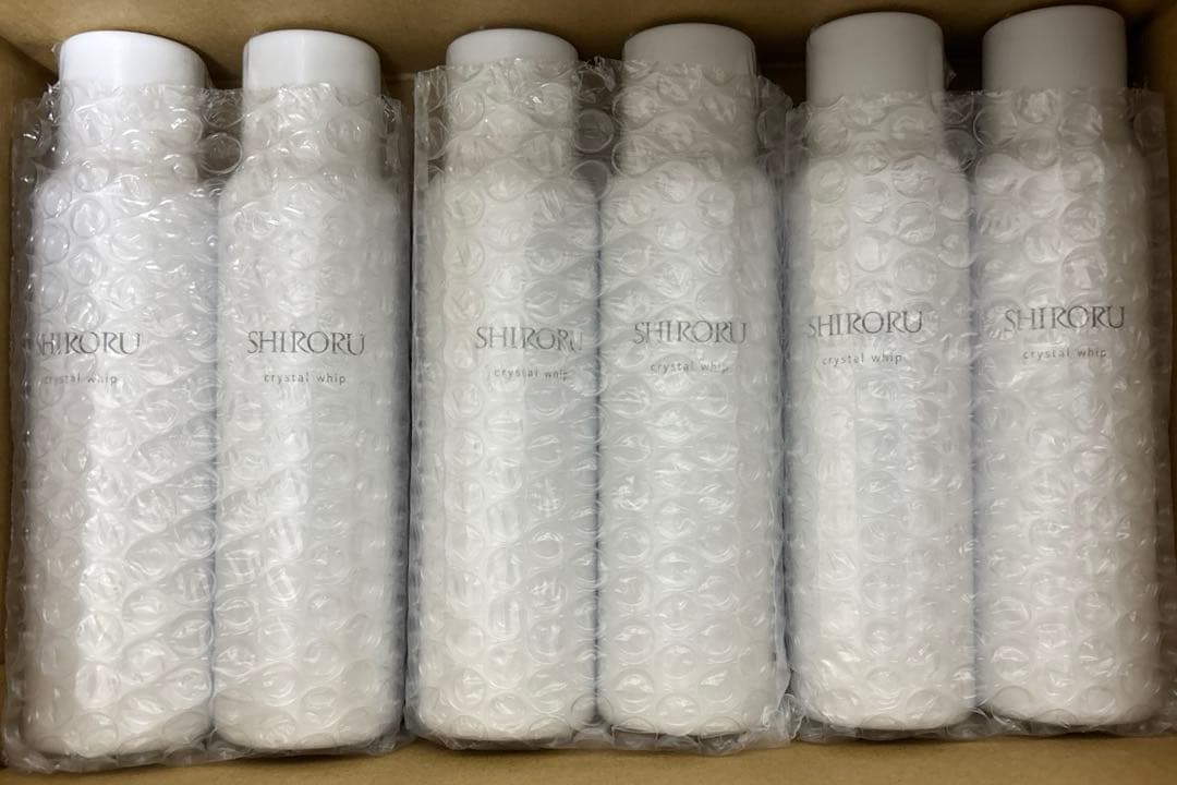 【未使用品】6本セット＊SHIRORU クリスタルホイップ