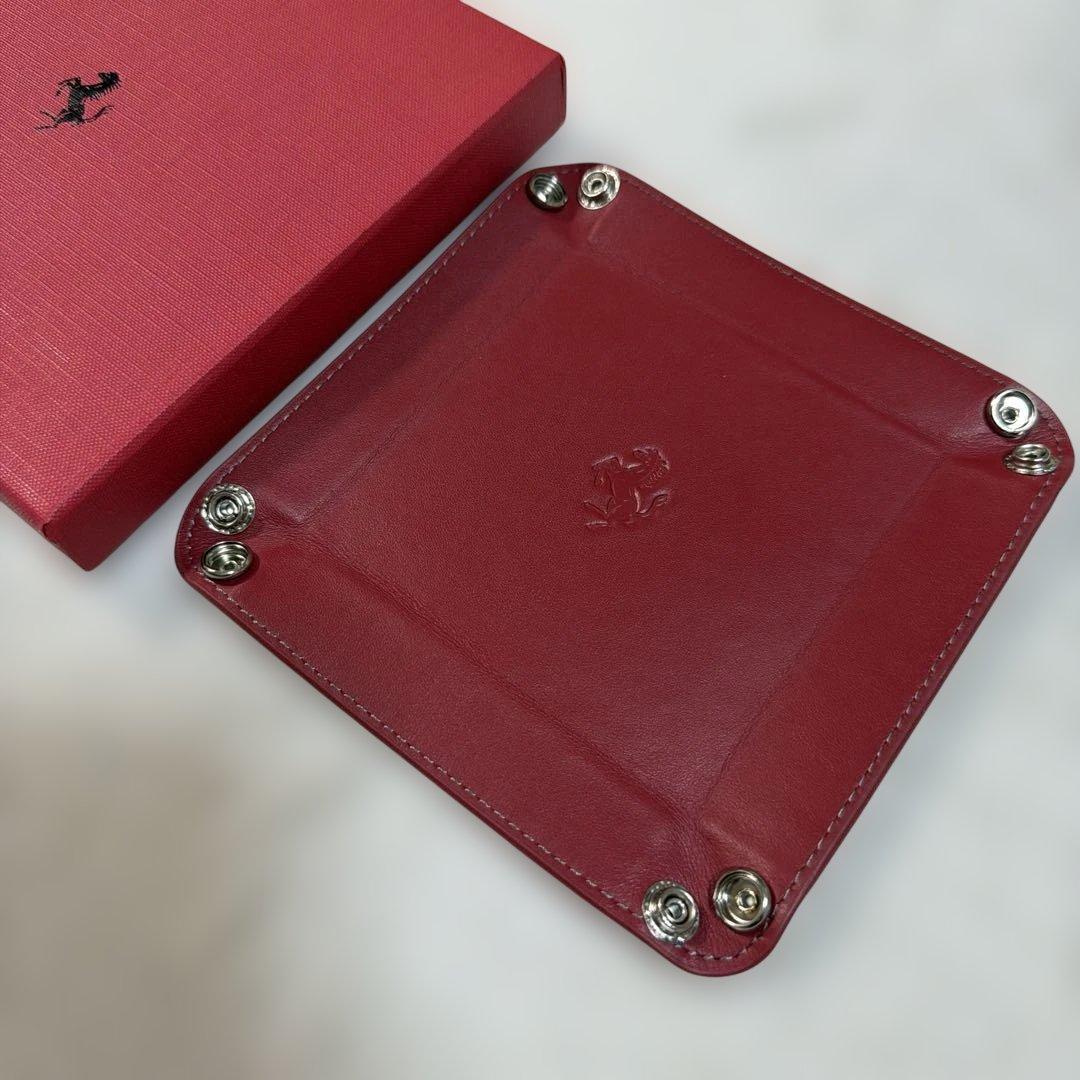 フェラーリ オフィシャル ノヴェルティ レザートレイ ボストンバッグ