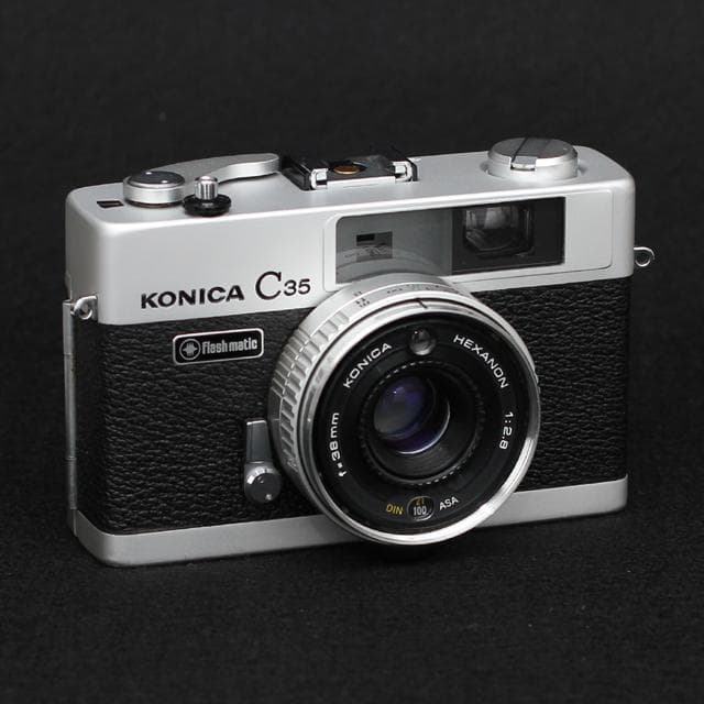 524　KONICA コニカC35 フラッシュマチック　分解整備済の完動美品