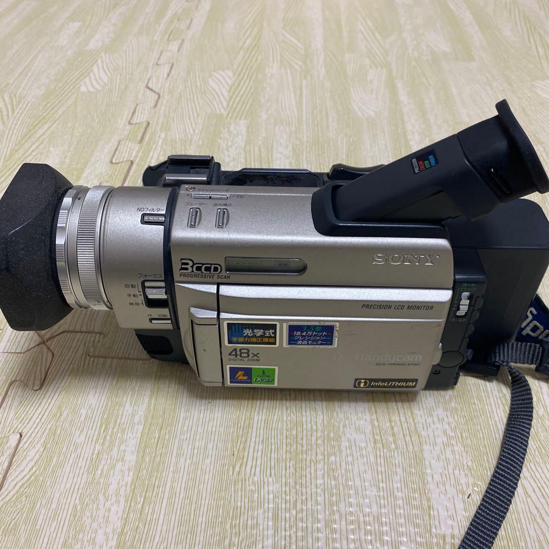 通電確認済 ソニー DCR-TRV900 デジタルピデオカメラ バッテリー付き