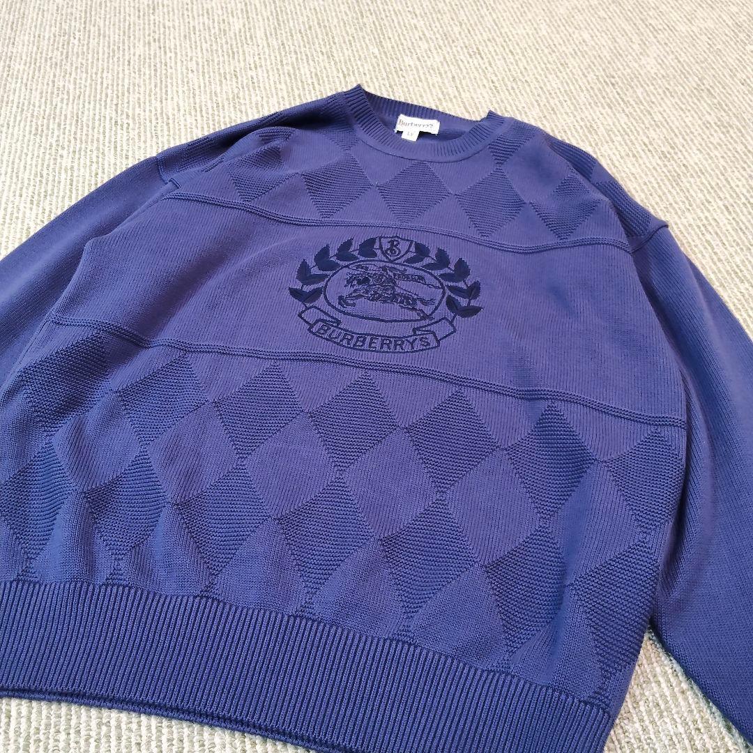 BURBERRY Burberry's ニット セーター ホースロゴ アーガイル