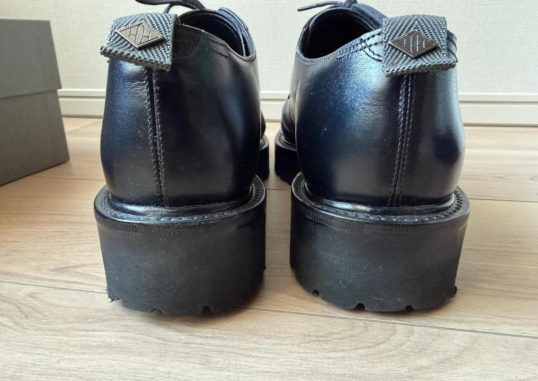 WH WHZ-0008 7.0【干場愛用Ｚソール】プレーントゥシューズ　ブラック