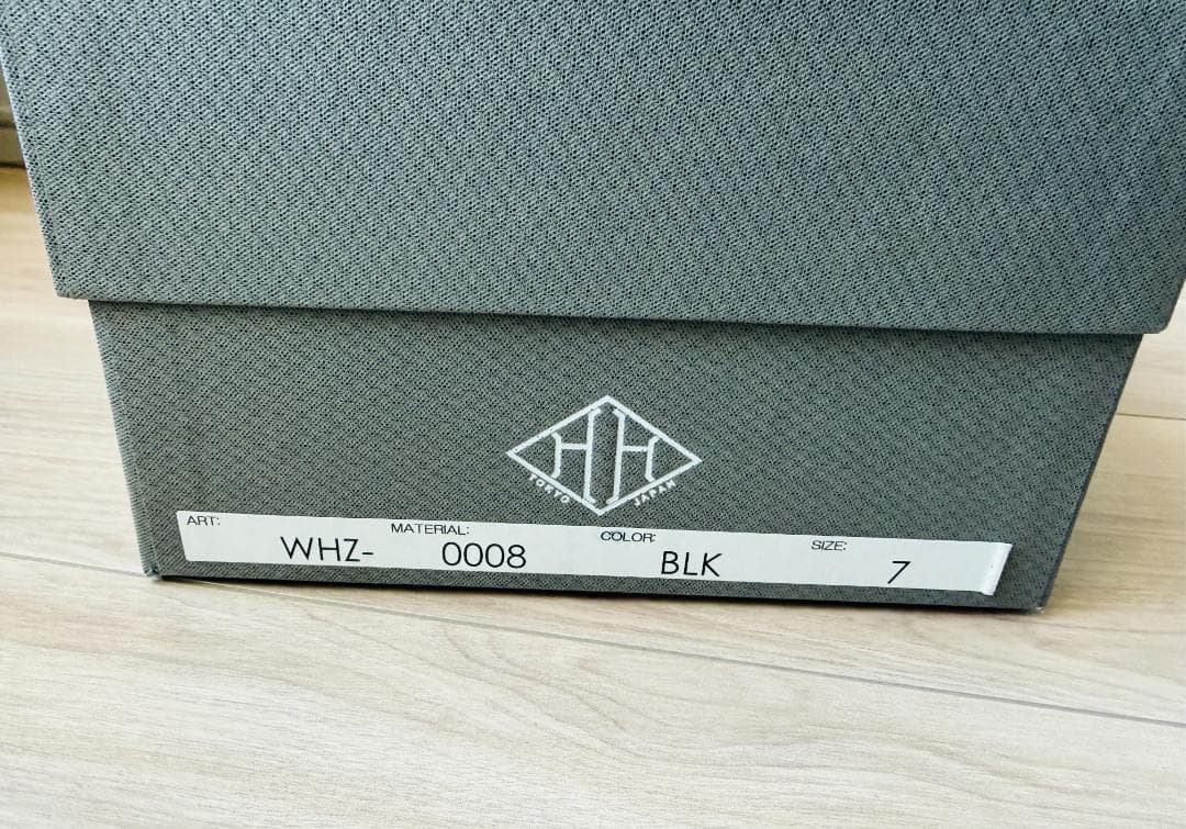 WH WHZ-0008 7.0【干場愛用Ｚソール】プレーントゥシューズ　ブラック