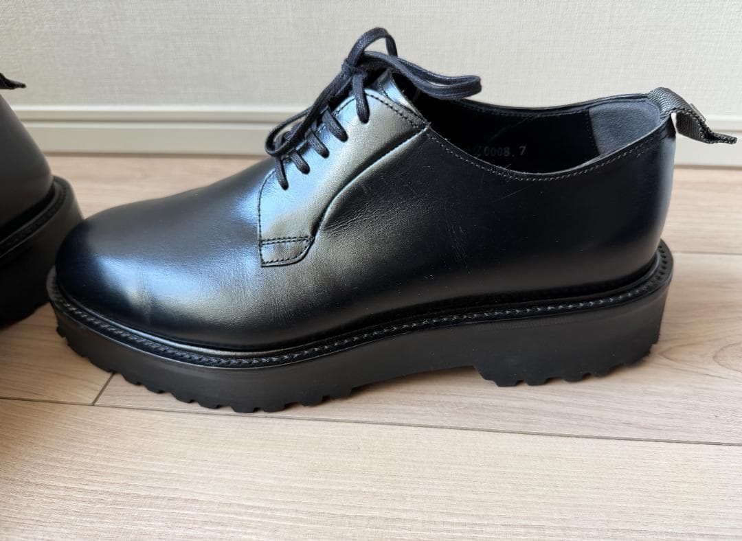 WH WHZ-0008 7.0【干場愛用Ｚソール】プレーントゥシューズ　ブラック