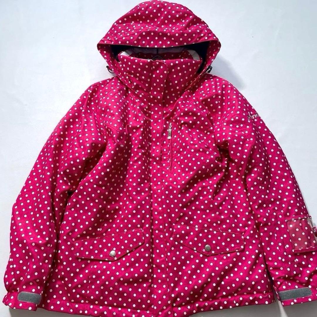 【大きいサイズ】フェニックス　レディース スキーウェア上下セット ドット柄 O