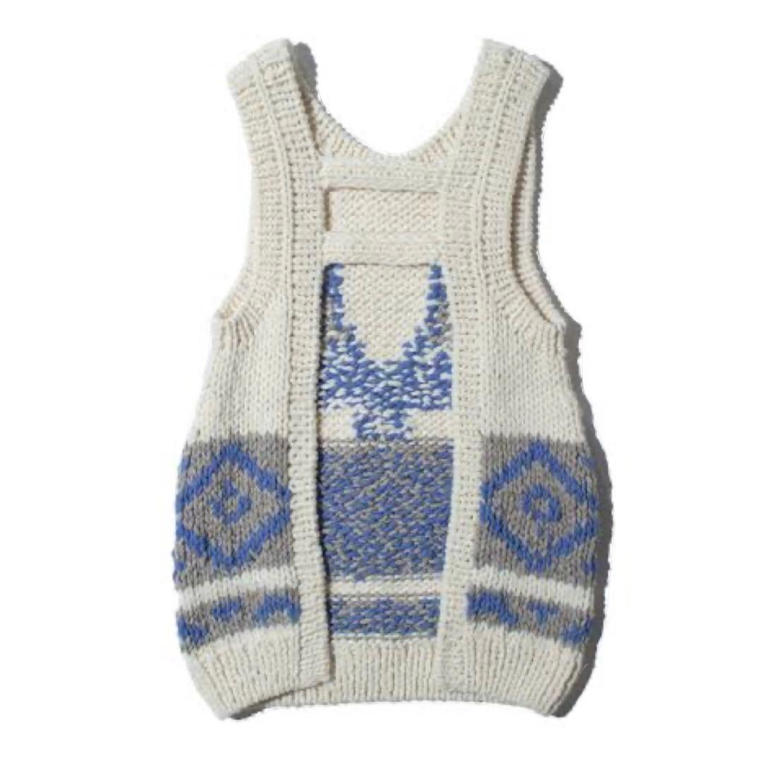 Rhodolirion エプロン ニットベスト ロドリリオン