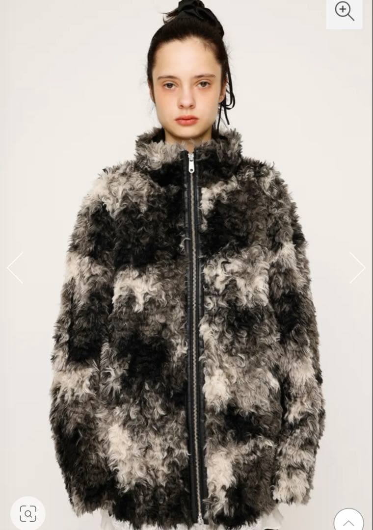 新品未使用　今季　SLY CURLED BOA ブルゾン　サイズ２