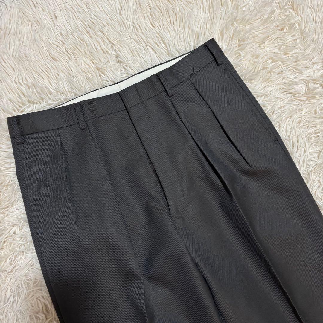 美品 バーバリー ダブル スーツ セットアップ ウール&モヘア メタルボタン