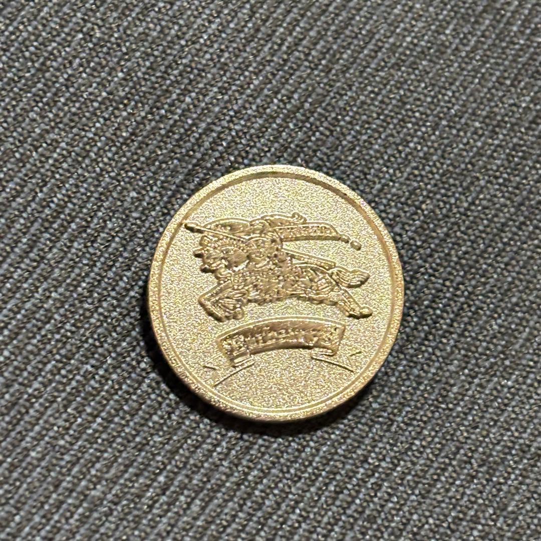 美品 バーバリー ダブル スーツ セットアップ ウール&モヘア メタルボタン