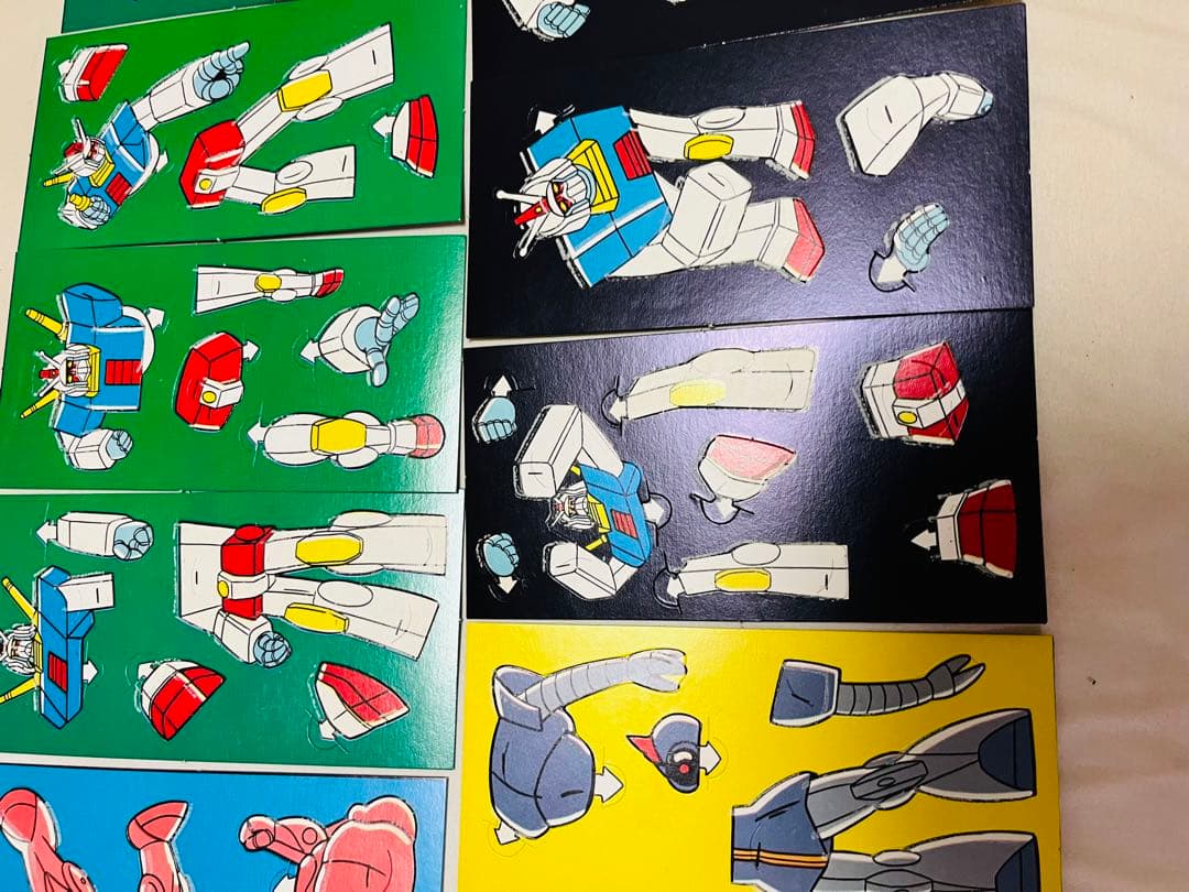 超激レア❗️ガンダム 型抜き 厚紙 モビルスーツ カード 13枚セット