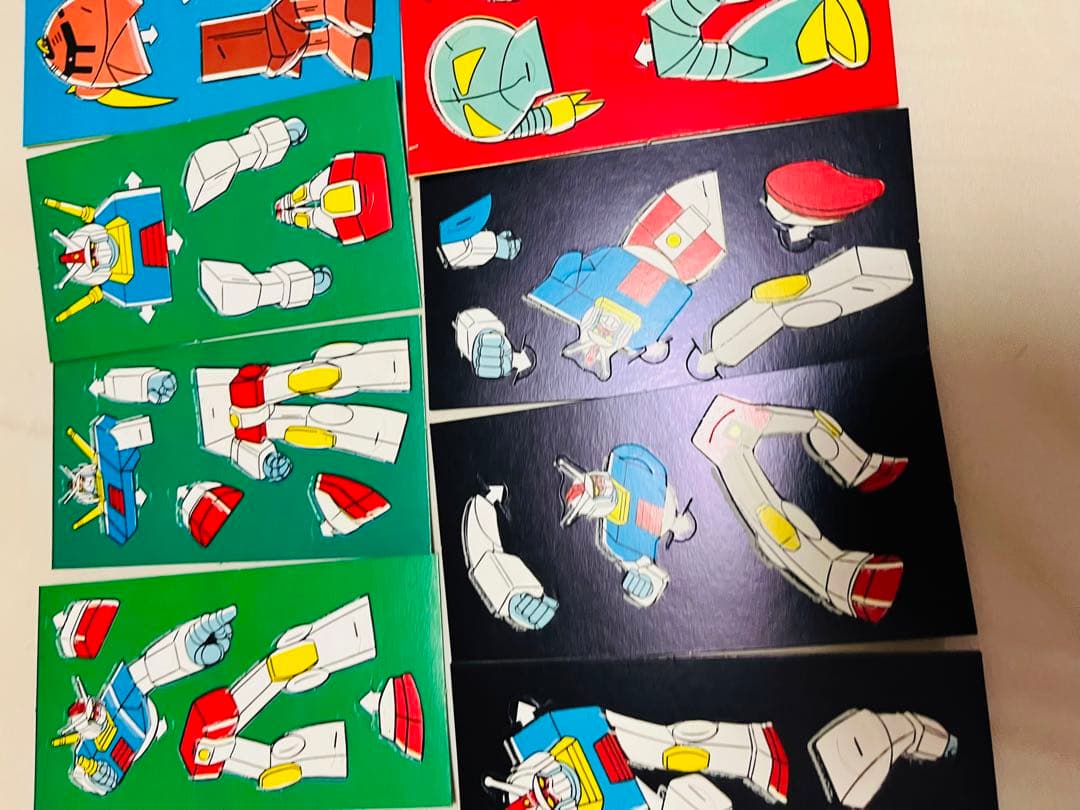 超激レア❗️ガンダム 型抜き 厚紙 モビルスーツ カード 13枚セット