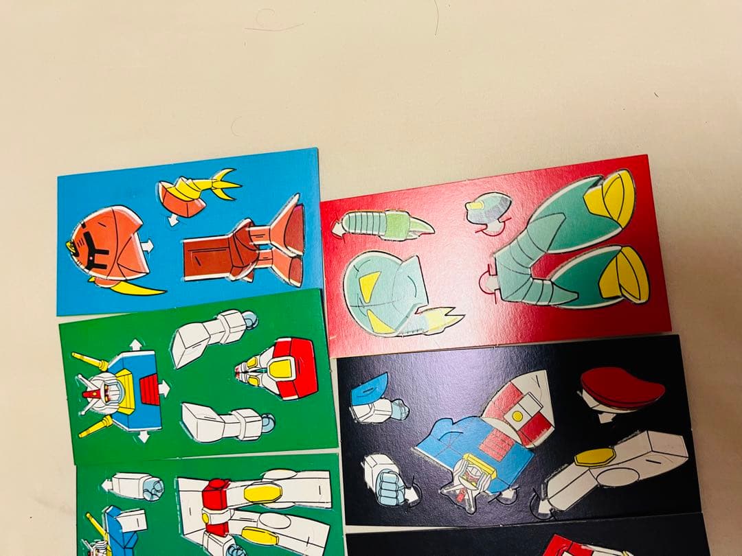 超激レア❗️ガンダム 型抜き 厚紙 モビルスーツ カード 13枚セット