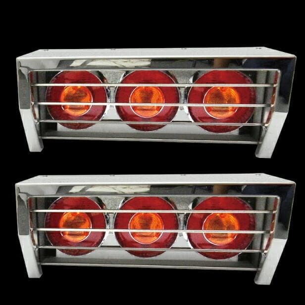 0652 ステンレステールボックス 鏡面 小型車用 左右セット